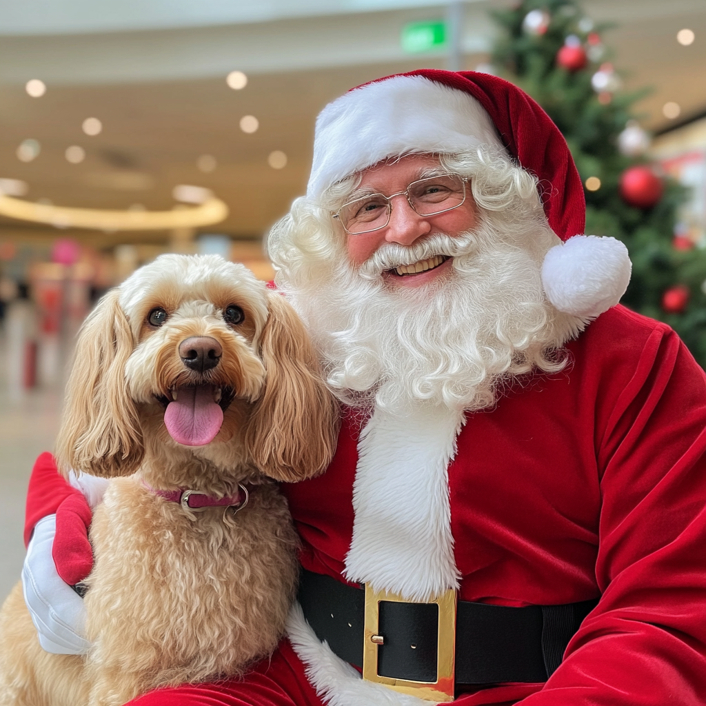 santa pet photos