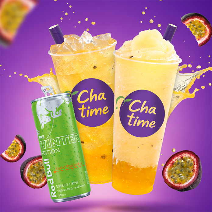 Chatime x Red Bull Exotic Passionfruit​ Range